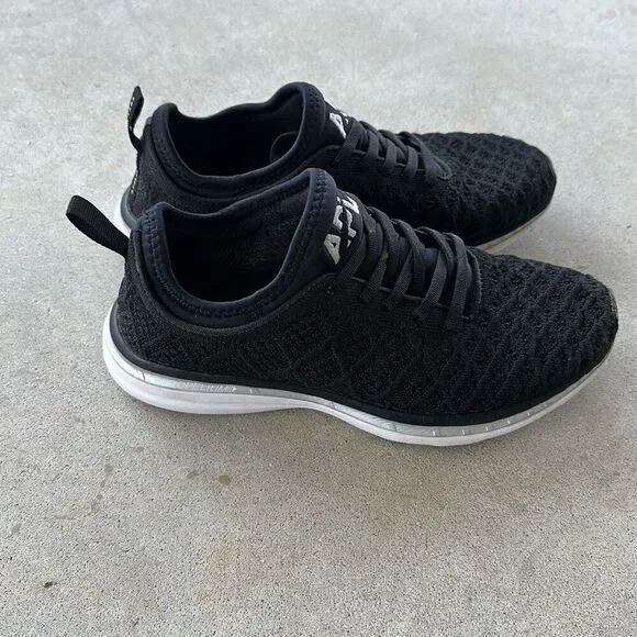 APL Women's TechLoom Phantom Propelium Sneakers Black Women’s Size 7 - Picture 4 of 12